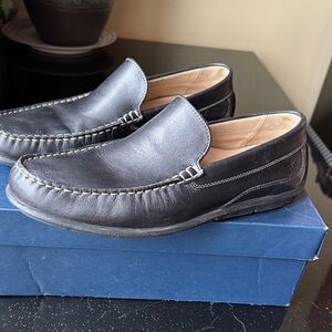 ECCO Leather Slip-On Loafers